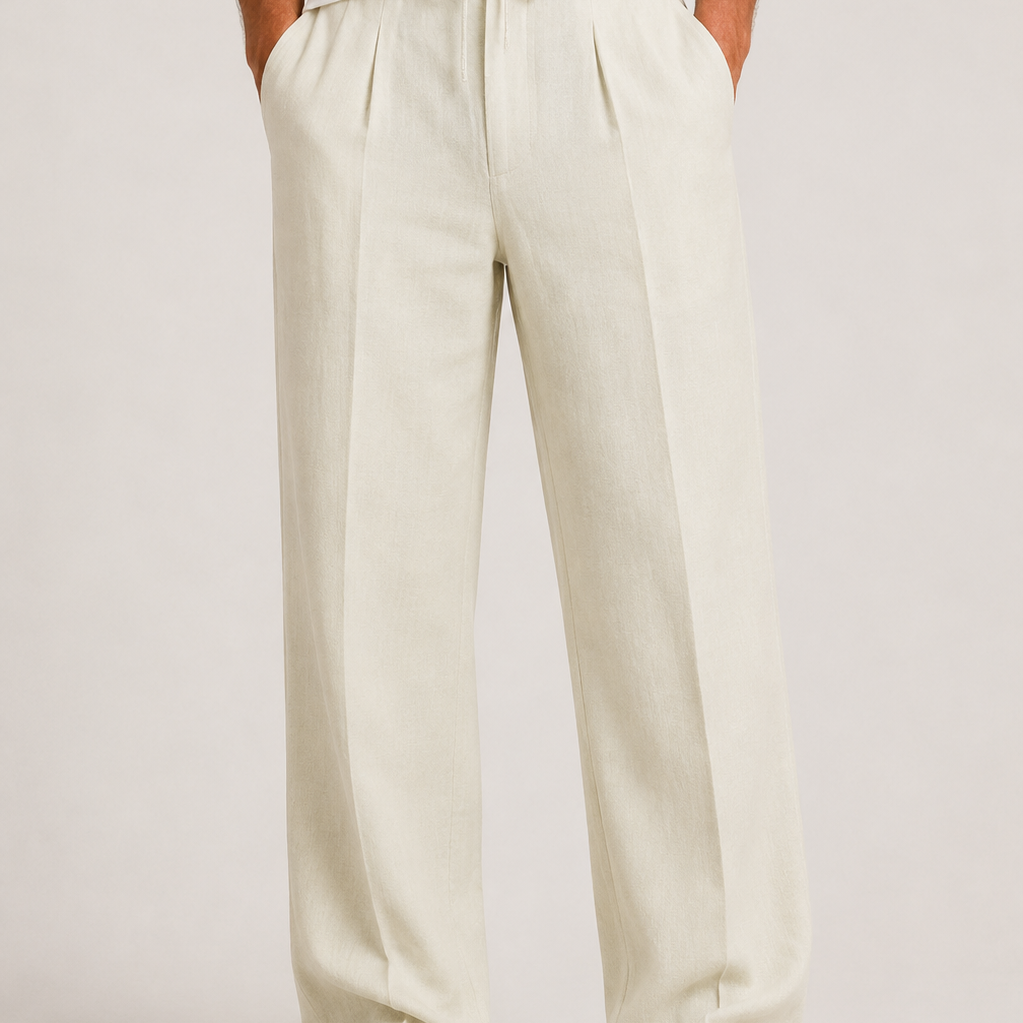 Harrington Oxford | Linen Trousers For Men