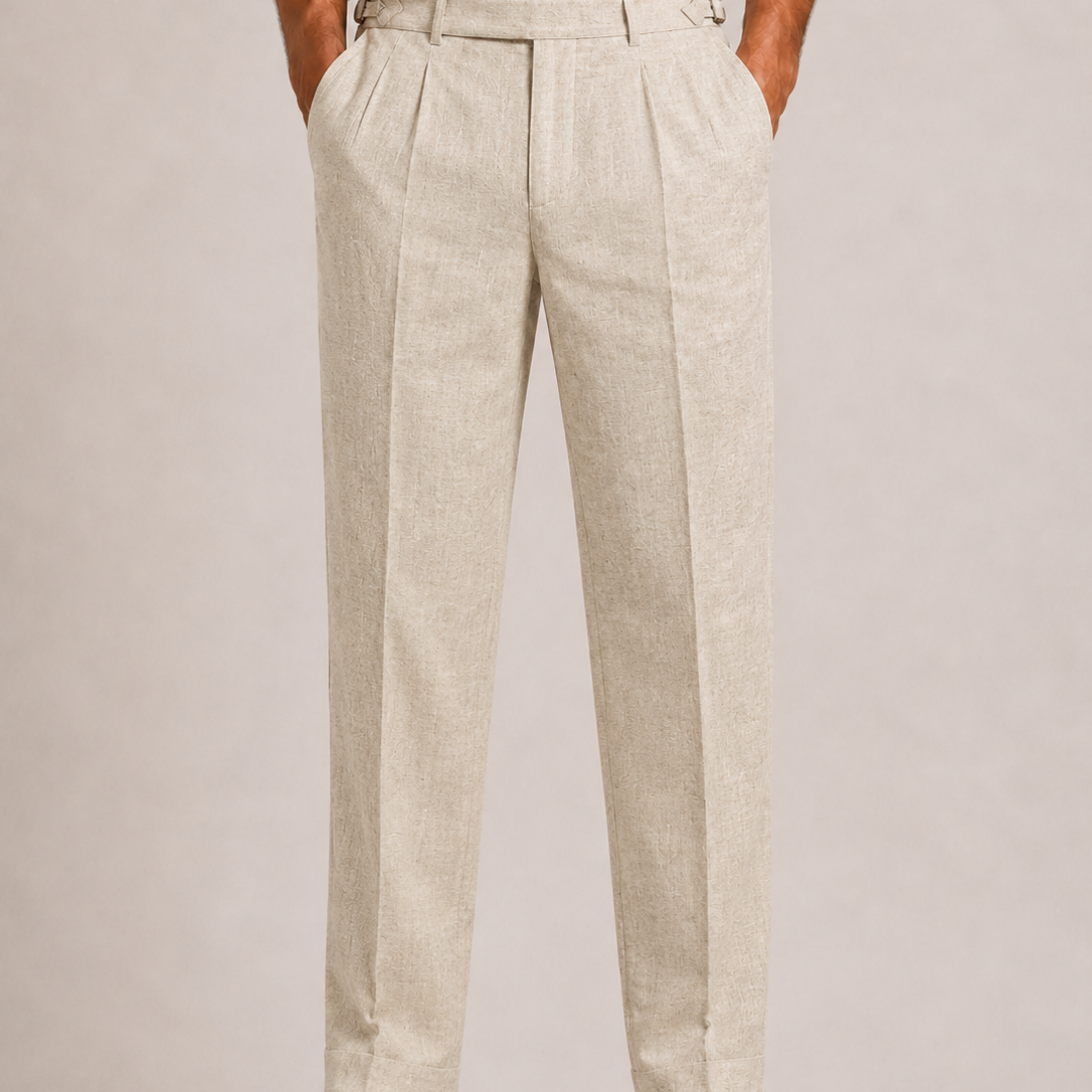 Harrington Oxford | Linen Trousers For Men