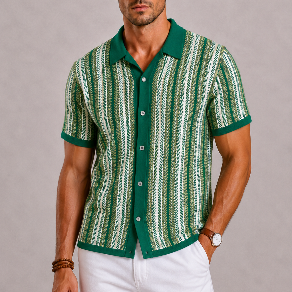Harrington Oxford | Knitted Shirt For Men