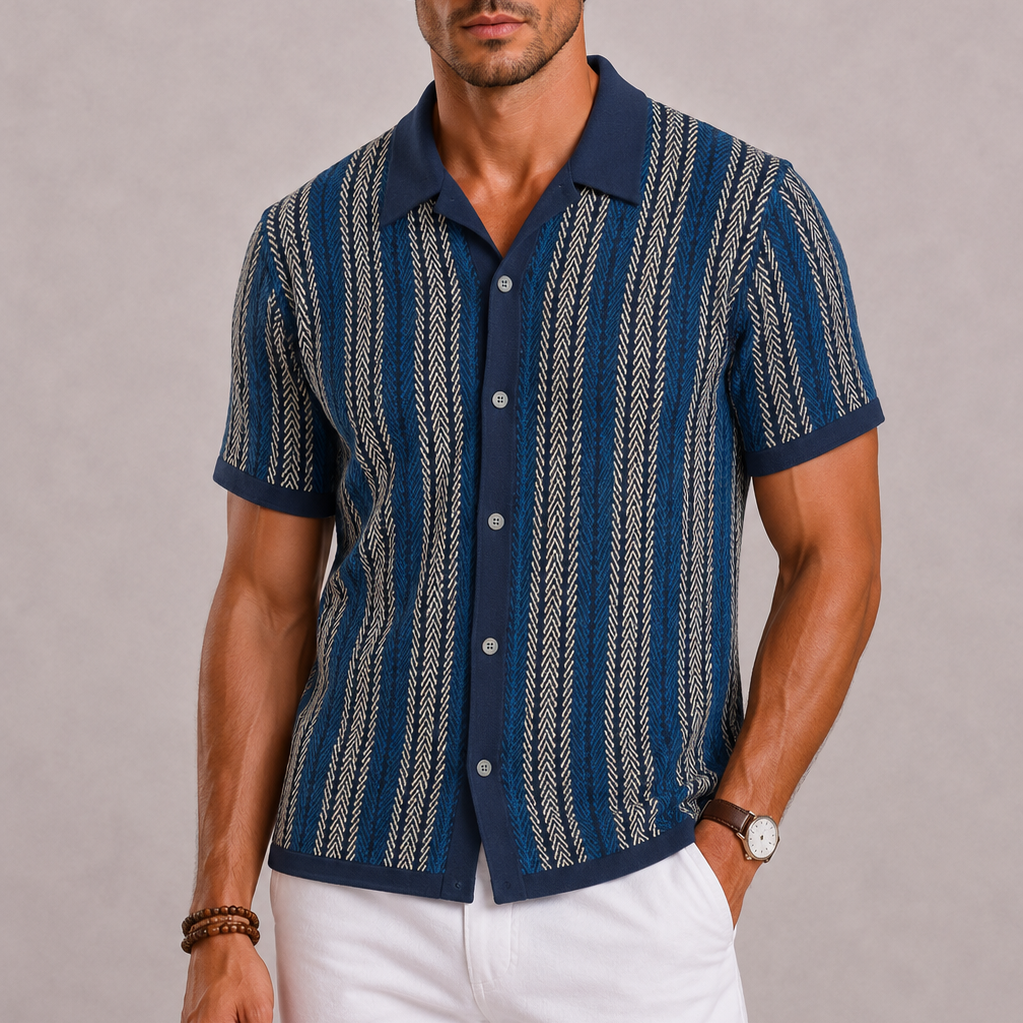 Harrington Oxford | Knitted Shirt For Men