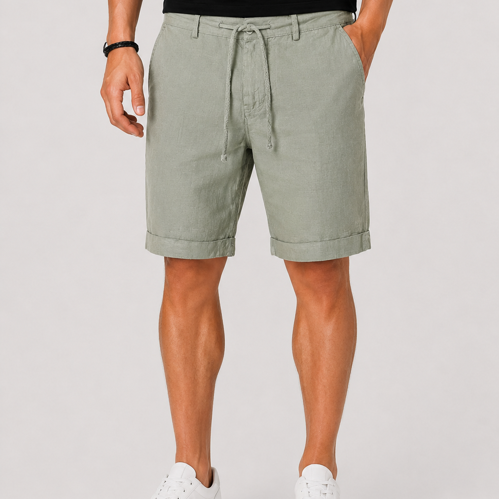 HARRINGTON OXFORD | LINEN SHORTS FOR MEN