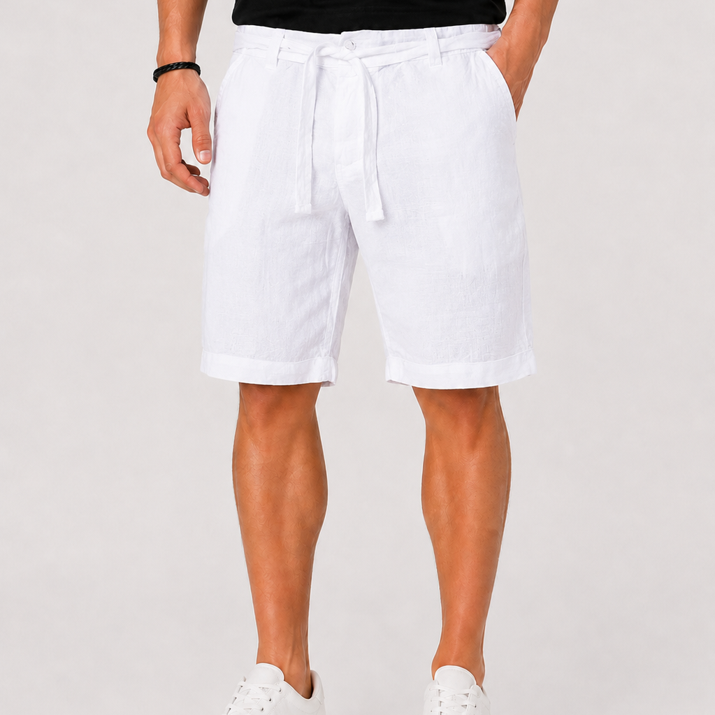HARRINGTON OXFORD | LINEN SHORTS FOR MEN