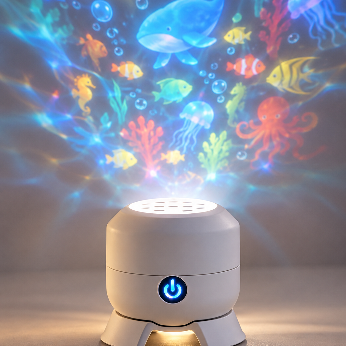 Dynamic Rotating LED Ocean Light Projector
