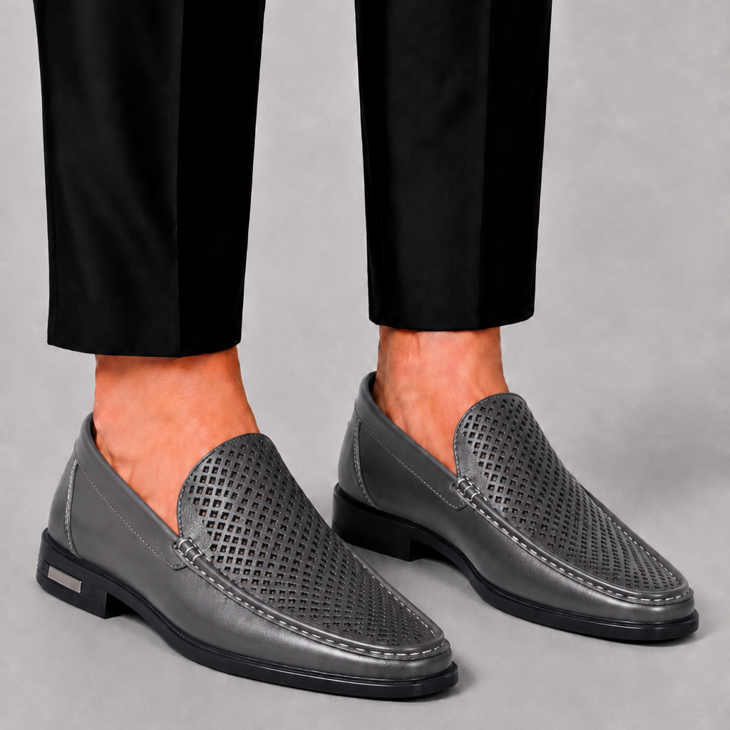 HARRINGTON OXFORD | SLIP-ON LEATHER LOAFERS FOR MEN