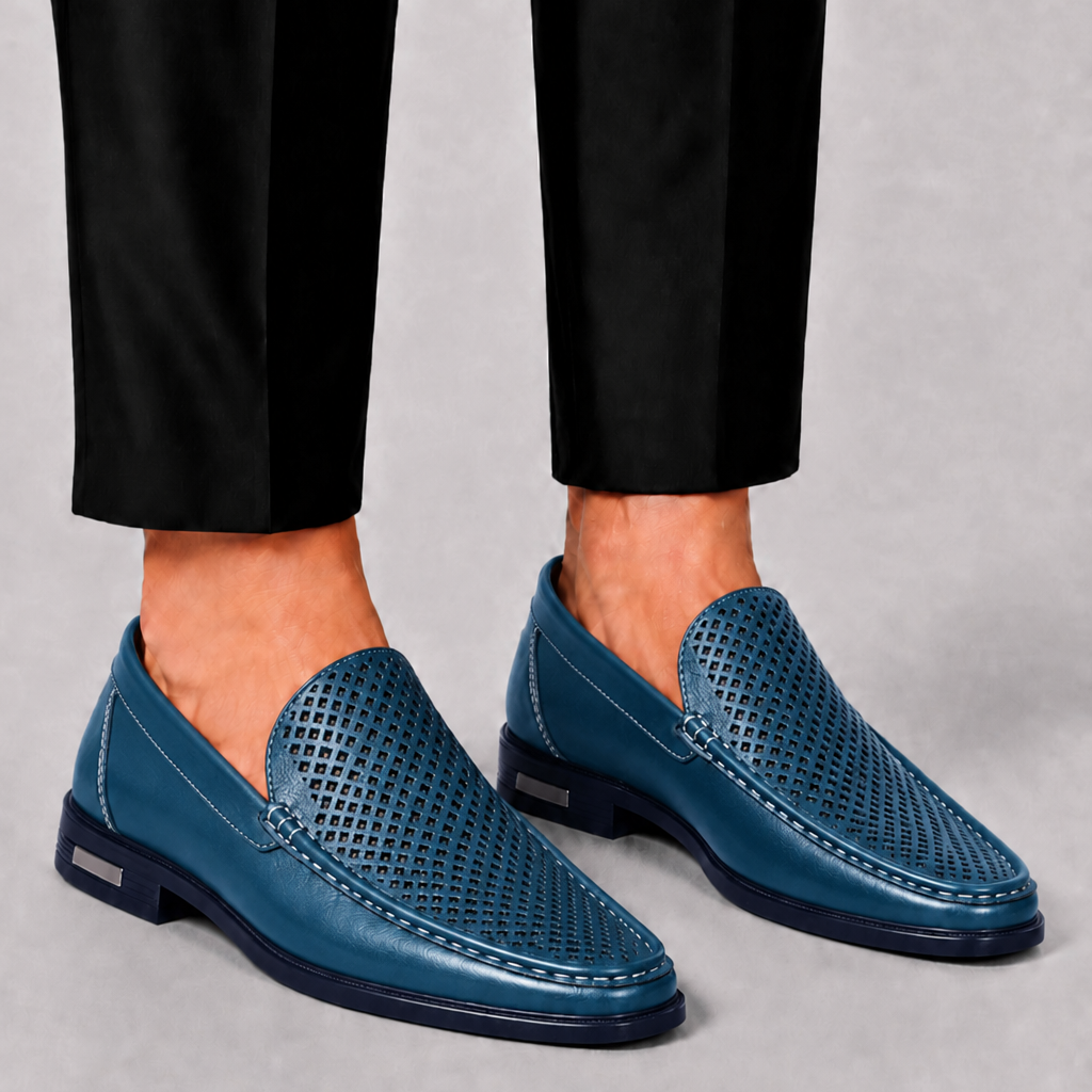 HARRINGTON OXFORD | SLIP-ON LEATHER LOAFERS FOR MEN