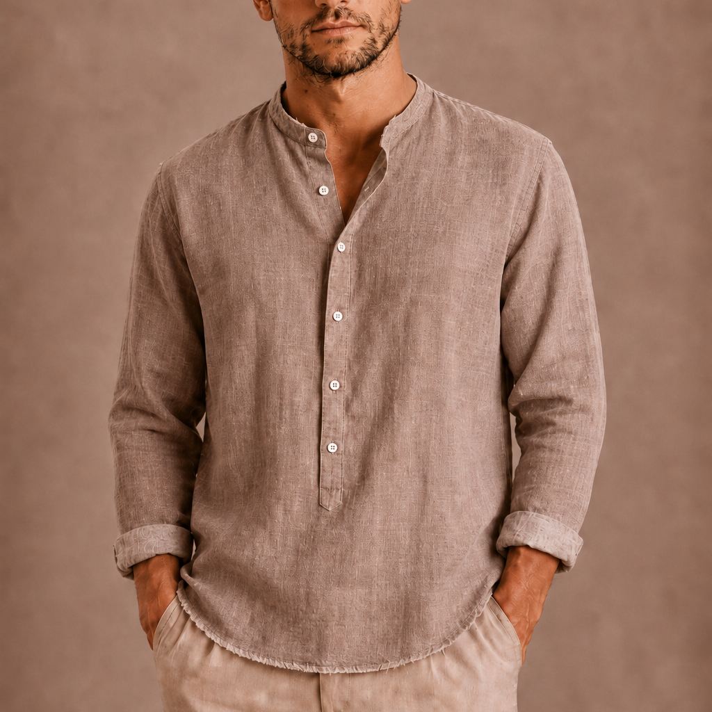 HARRINGTON OXFORD | MEN’S HENLEY SHIRT FOR MEN