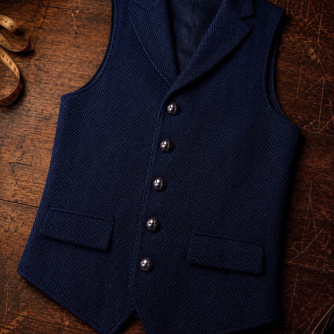 Harrington Oxford | Herringbone Tweed Jacket For Men