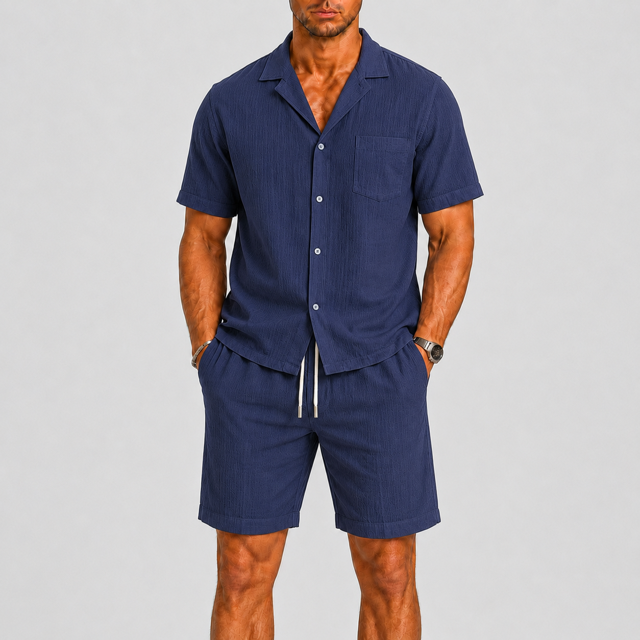 HARRINGTON OXFORD | MEN’S SUMMER SET WITH SHORTS AND SHIRT