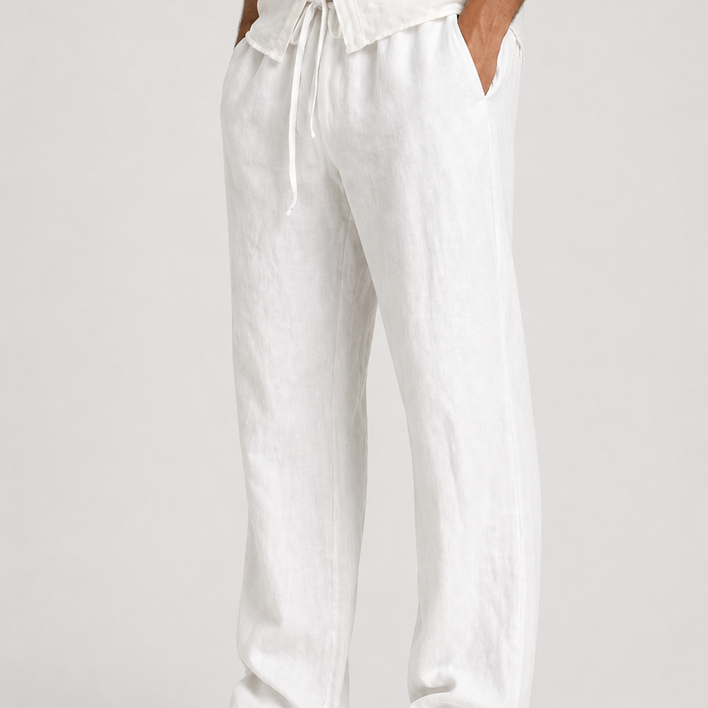 HARRINGTON OXFORD | LINEN STYLE TROUSERS FOR MEN