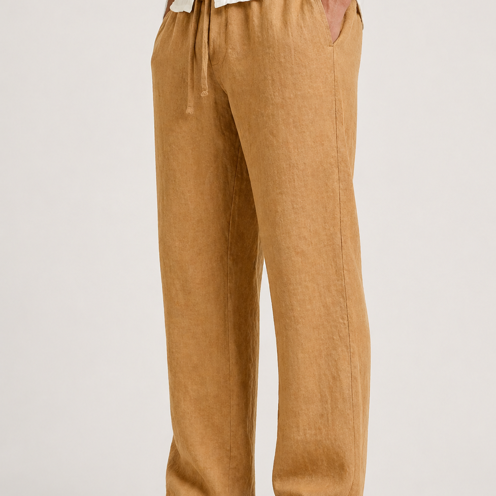 HARRINGTON OXFORD | LINEN STYLE TROUSERS FOR MEN