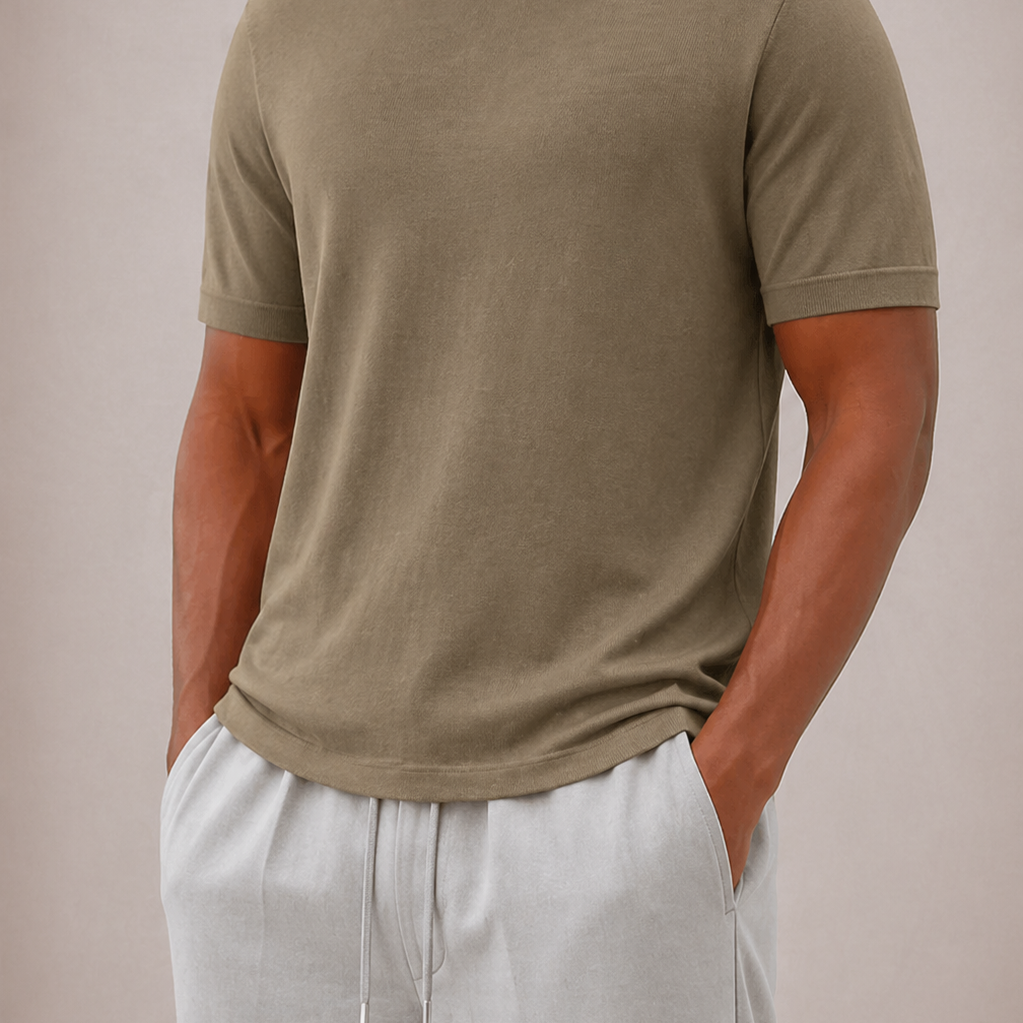 HARRINGTON OXFORD | TURTLENECK T-SHIRT FOR MEN