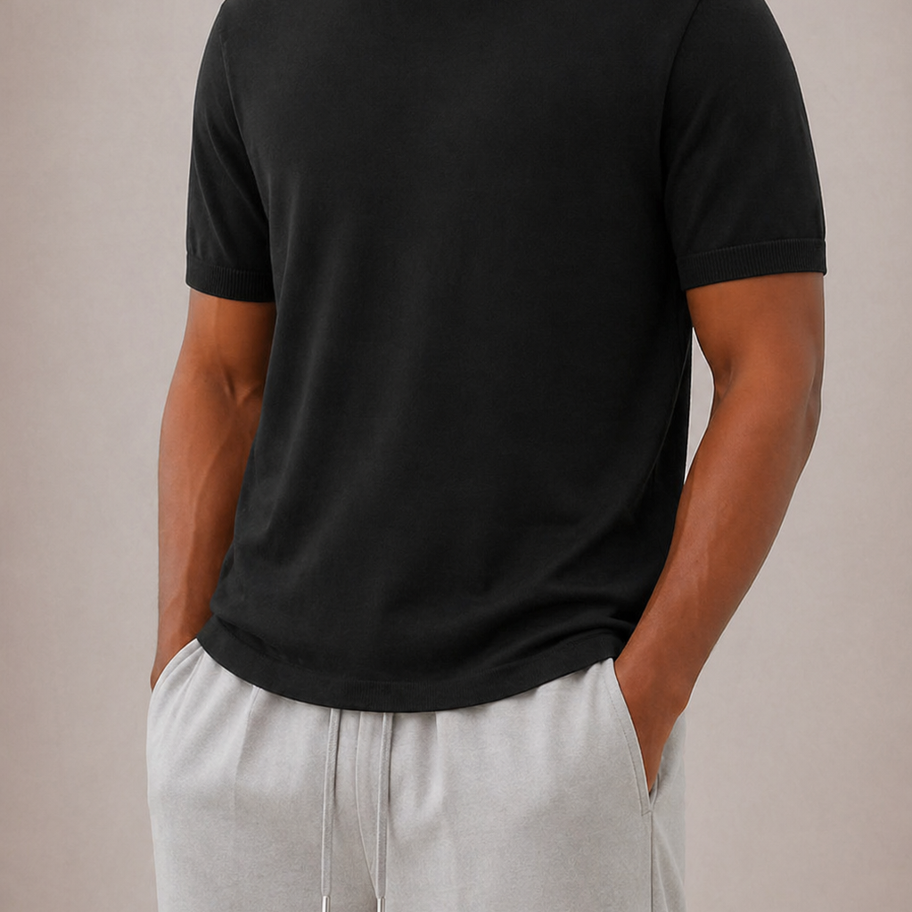 HARRINGTON OXFORD | TURTLENECK T-SHIRT FOR MEN