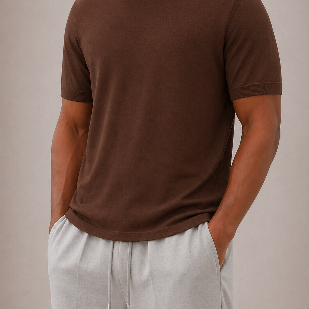 HARRINGTON OXFORD | TURTLENECK T-SHIRT FOR MEN