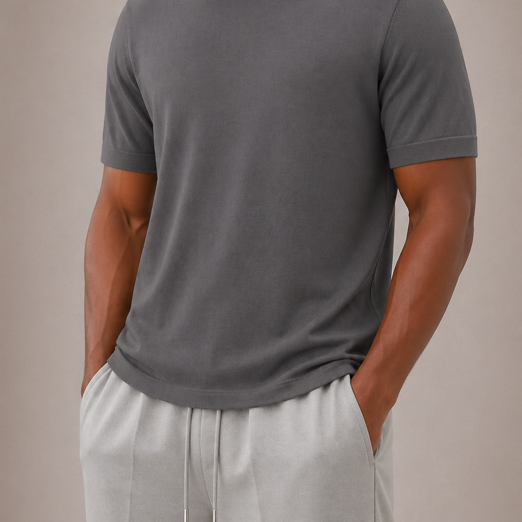 HARRINGTON OXFORD | TURTLENECK T-SHIRT FOR MEN