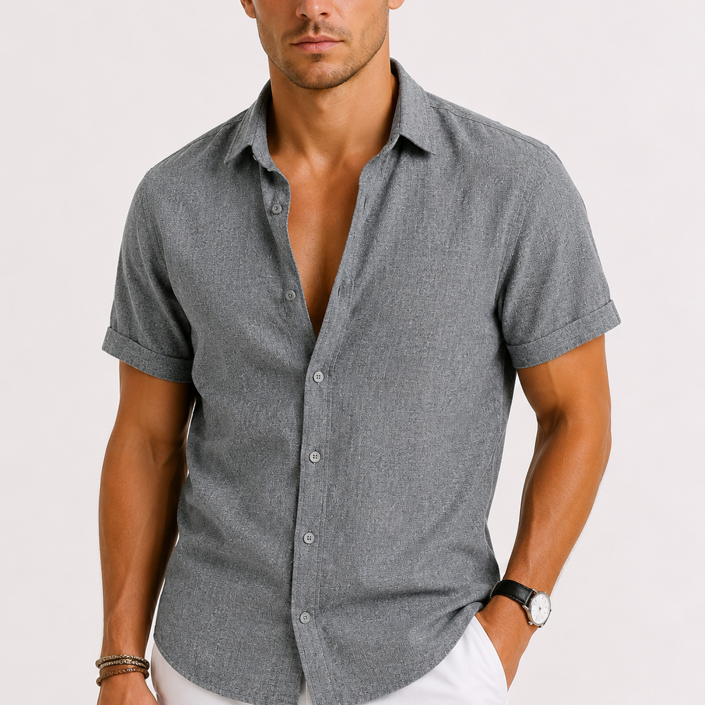 HARRINGTON OXFORD | LINEN SHIRT FOR MEN