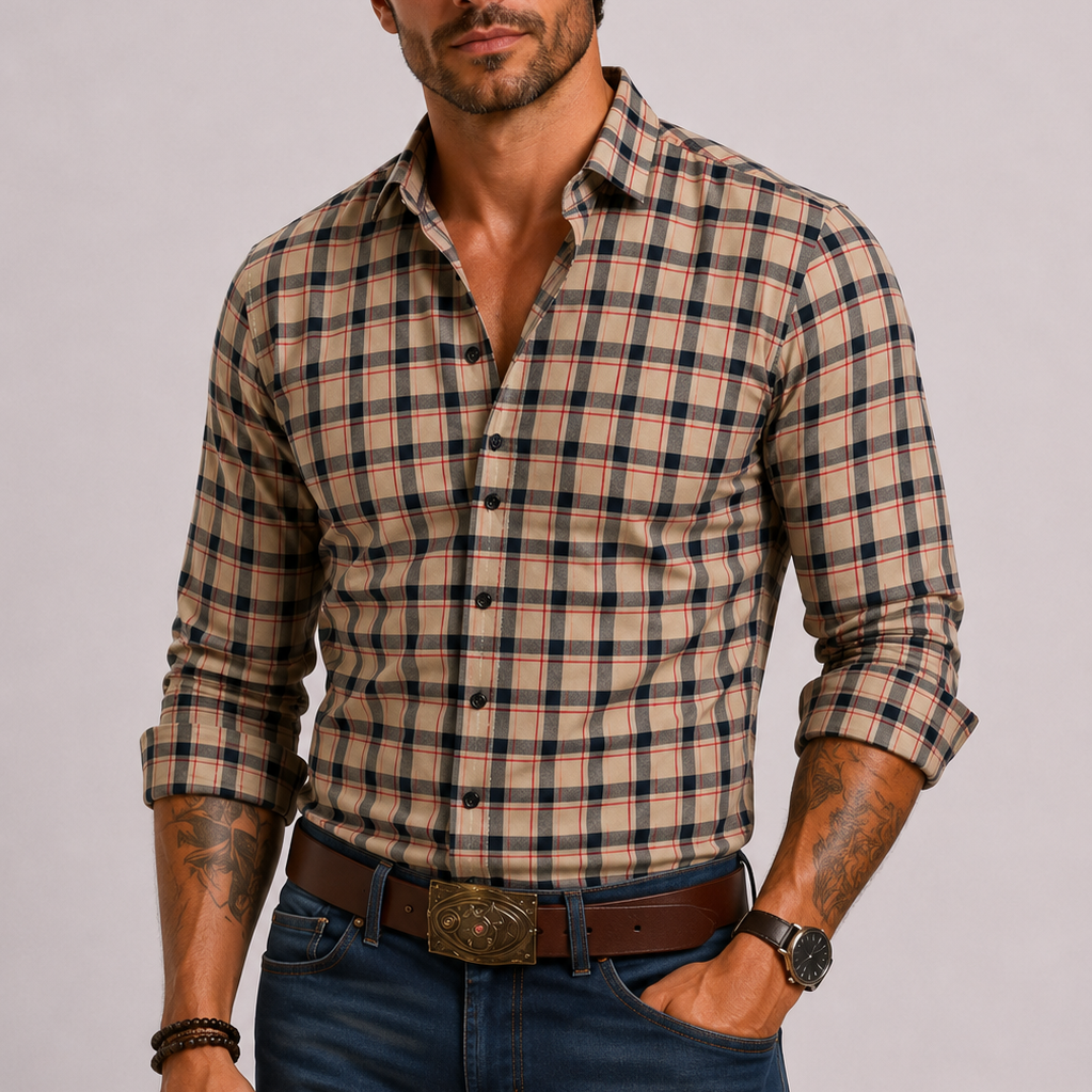 HARRINGTON OXFORD | CHECKERED SHIRT FOR MEN