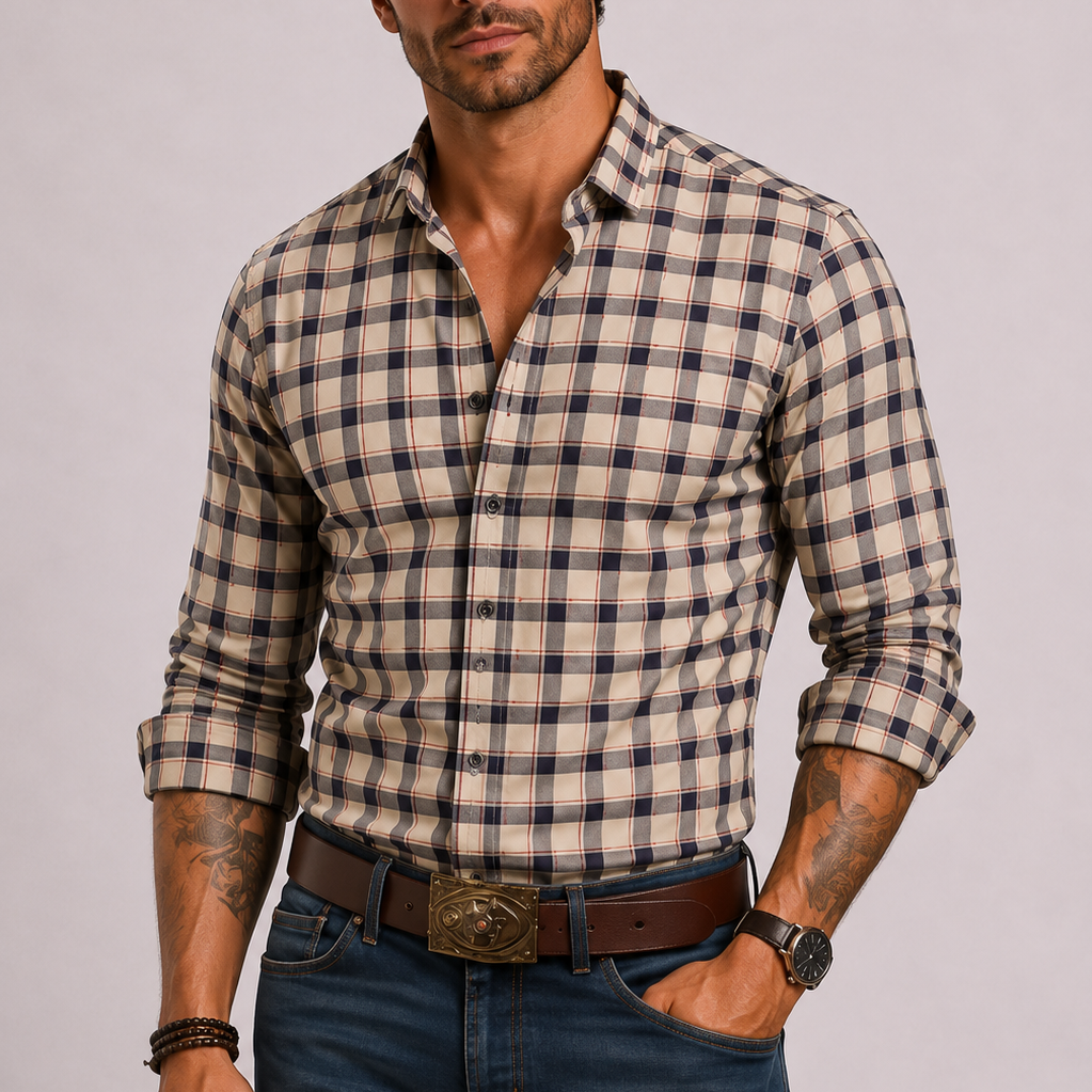 HARRINGTON OXFORD | CHECKERED SHIRT FOR MEN