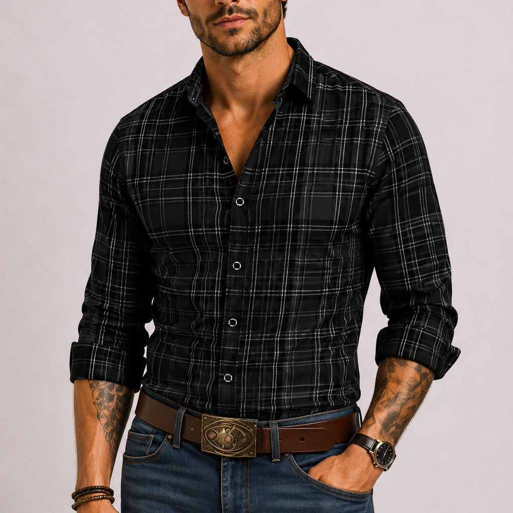 HARRINGTON OXFORD | CHECKERED SHIRT FOR MEN
