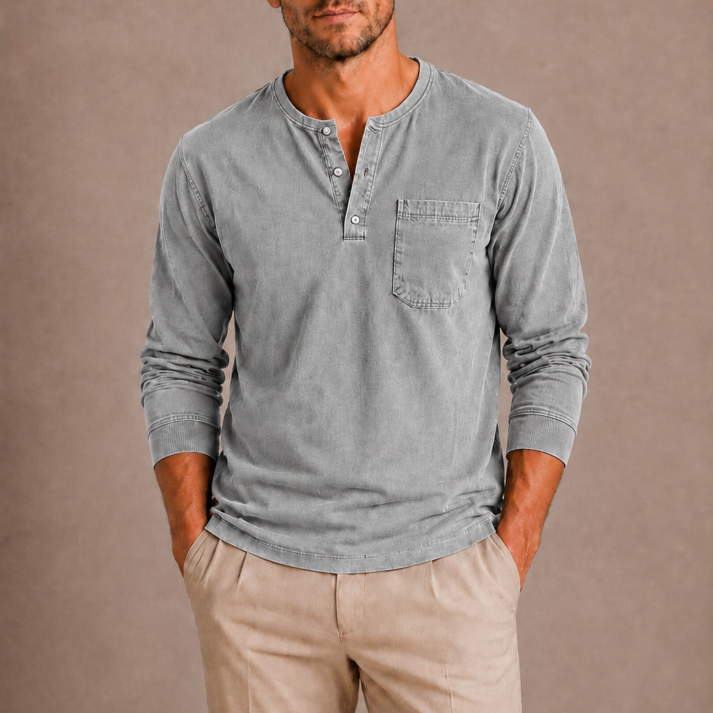 Harrington Oxford | Henley Shirt For Men