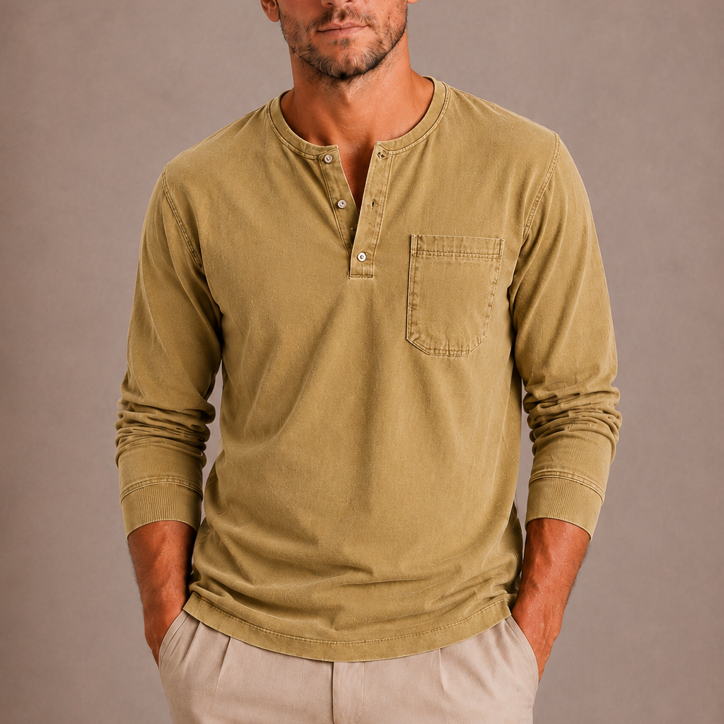 Harrington Oxford | Henley Shirt For Men