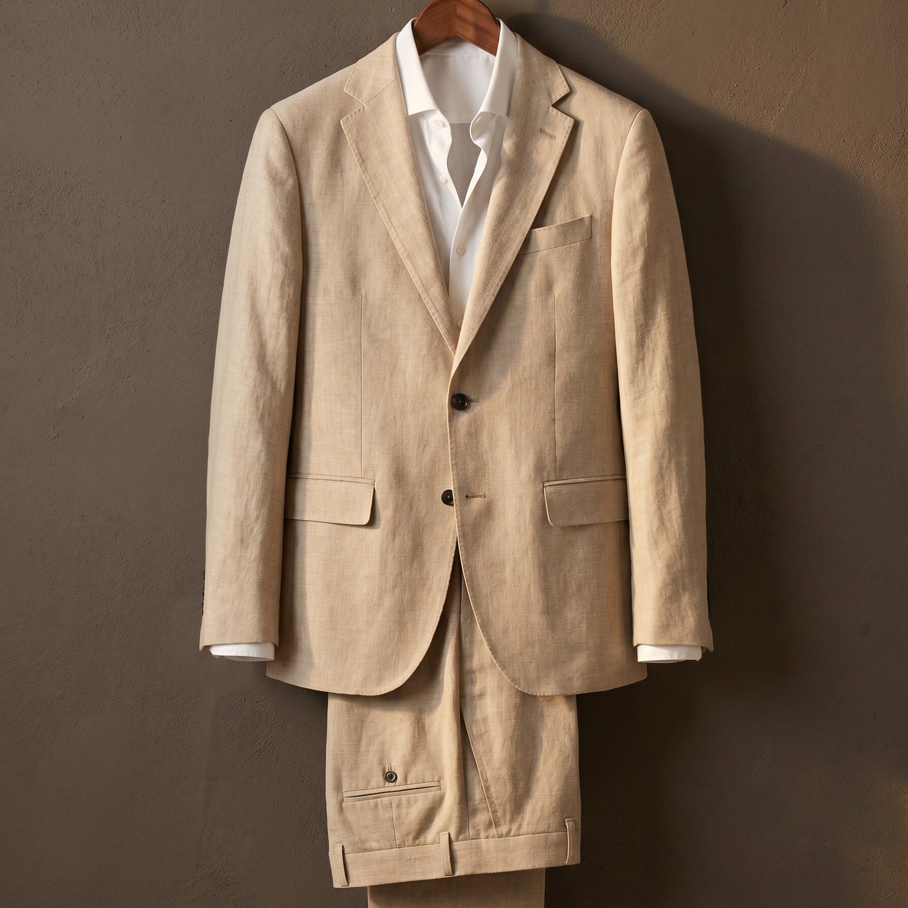 Harrington Oxford | Linen Blend Suit For Men