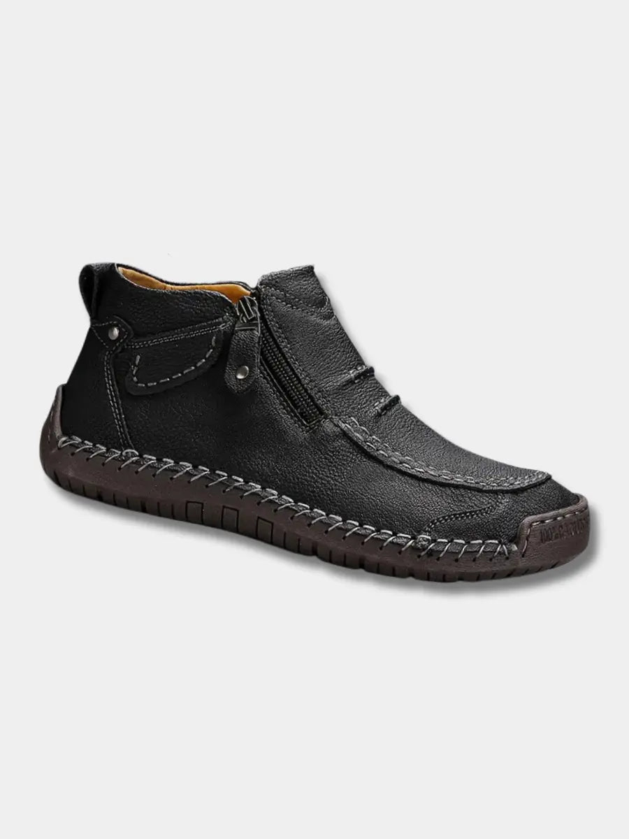 Harrington Oxford | Leather Shoes with side zipper Harrington Oxford