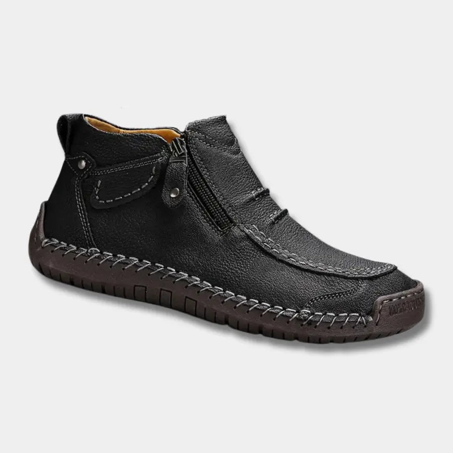 Harrington Oxford | Leather Shoes with side zipper Harrington Oxford