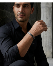 Braided Pattern Bracelet For Men