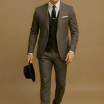 Harrington Oxford | Men’s Slim Fit 3‑Piece Suit – Blazer, Waistcoat & Trousers Set Harrington Oxford