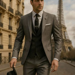 Harrington Oxford | Men’s Slim Fit 3‑Piece Suit – Blazer, Waistcoat & Trousers Set Harrington Oxford