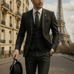 Harrington Oxford | Men’s Slim Fit 3‑Piece Suit – Blazer, Waistcoat & Trousers Set Harrington Oxford