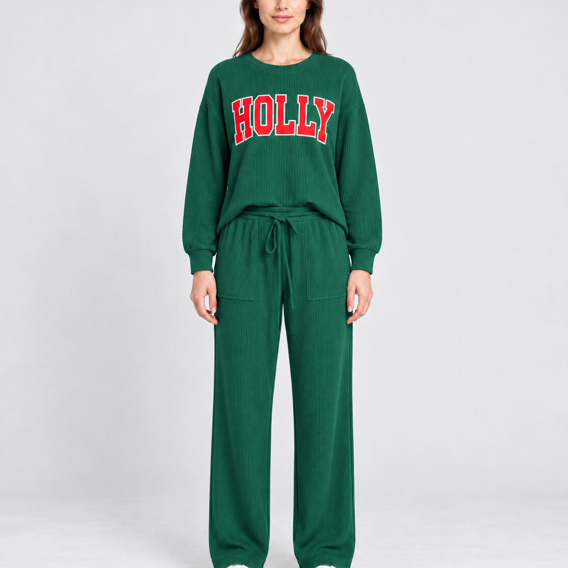 Merry Christmas Top & Pocket Trousers Set