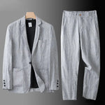HARRINGTON OXFORD | LINEN BLEND SUIT FOR MEN Harrington Oxford