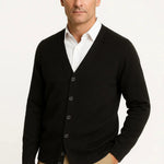 Harrington Oxford | Men's Cardigan Merino Wool V-Neck Classic Knitwear Harrington Oxford