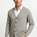 Harrington Oxford | Men's Cardigan Merino Wool V-Neck Classic Knitwear Harrington Oxford