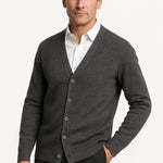 Harrington Oxford | Men's Cardigan Merino Wool V-Neck Classic Knitwear Harrington Oxford