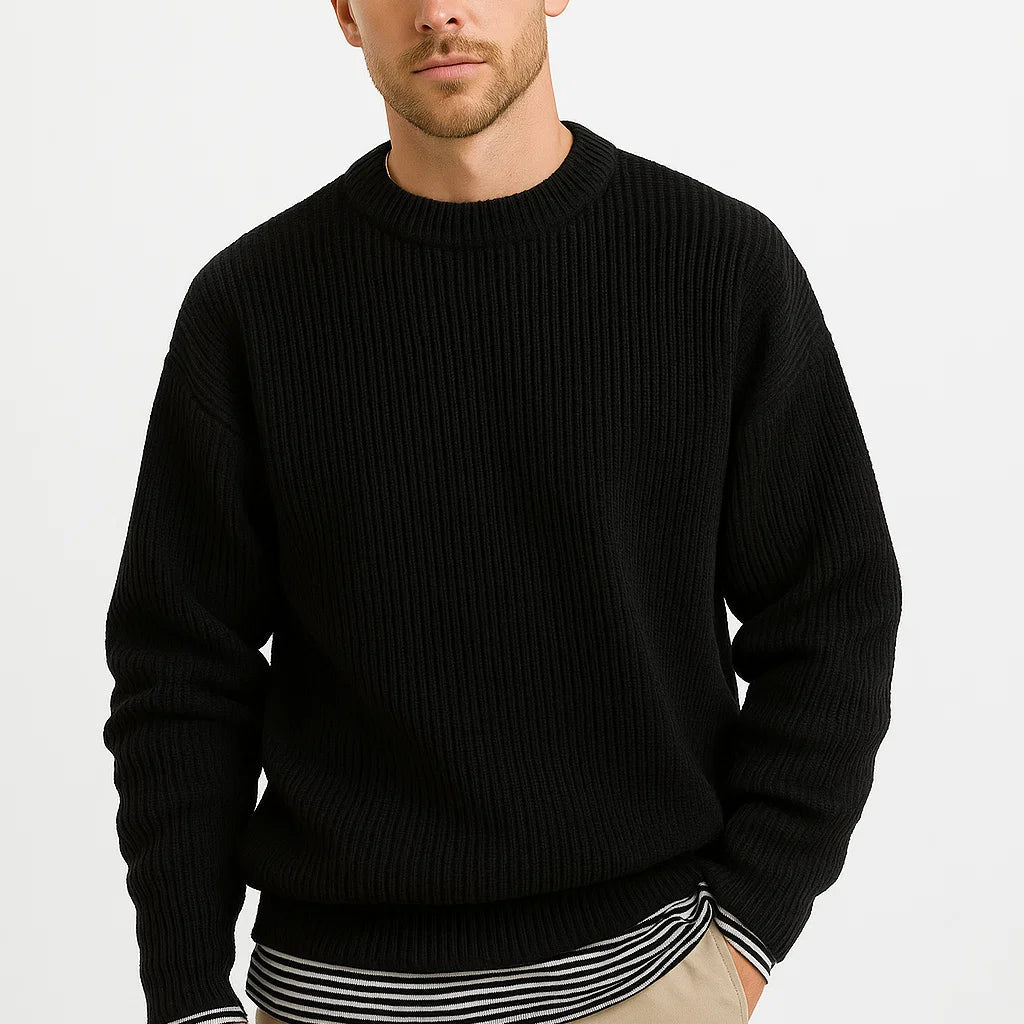 HARRINGTON OXFORD | OVERSIZED RIBBED SWEATER FOR MEN