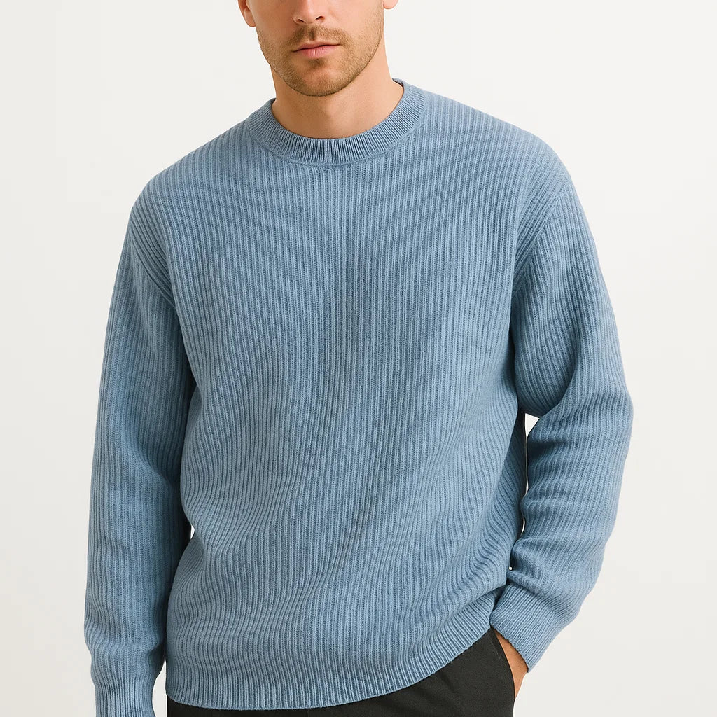 HARRINGTON OXFORD | OVERSIZED RIBBED SWEATER FOR MEN