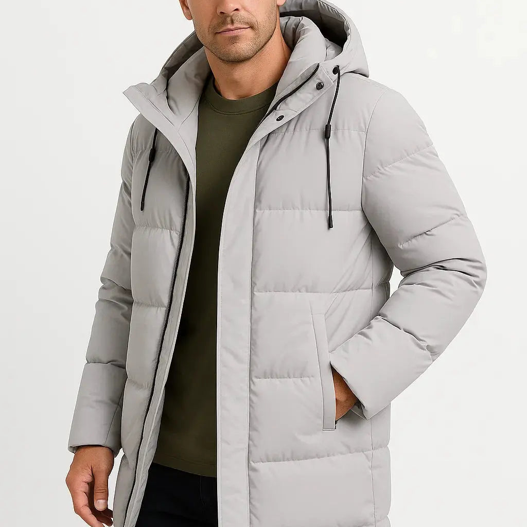 Harrington Oxford | Men's Waterproof Puffer Jacket Insulated Black Harrington Oxford