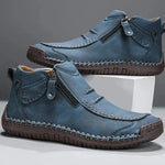Harrington Oxford | Leather Shoes with side zipper Harrington Oxford