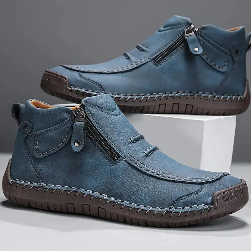 Harrington Oxford | Leather Shoes with side zipper Harrington Oxford
