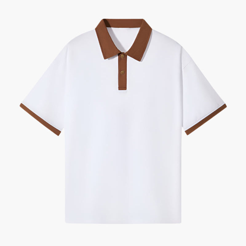 Harrington Oxford | Contrast Collar Polo Shirt For Men