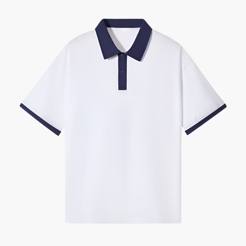 Harrington Oxford | Contrast Collar Polo Shirt For Men