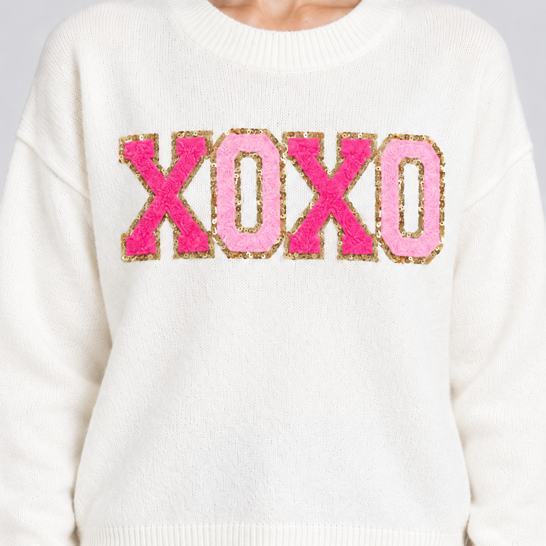 Festive Slogan Round-Neck Christmas Jumper For Women