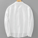 Harrington Oxford | Cotton-Linen Popover Shirt Harrington Oxford