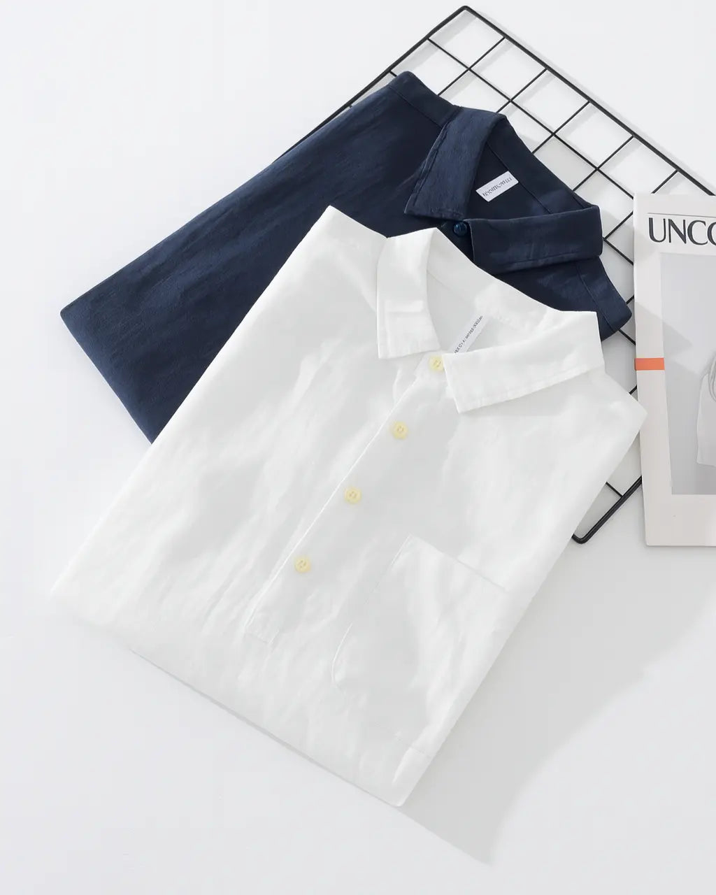 Harrington Oxford | Cotton-Linen Popover Shirt Harrington Oxford