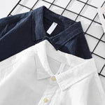 Harrington Oxford | Cotton-Linen Popover Shirt Harrington Oxford