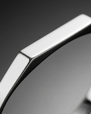 Silver-Tone Rectangular Cuff Bracelet For Men