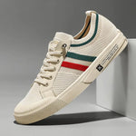 Harrington Oxford | Men’s Retro Stripe Minimalist Sneakers Harrington Oxford