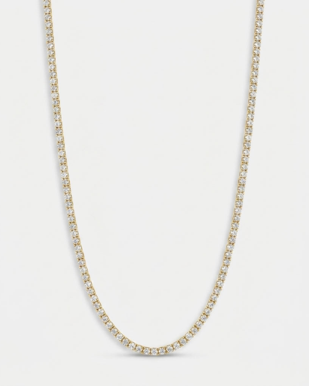 3mm Tennis Chain Necklace For Men